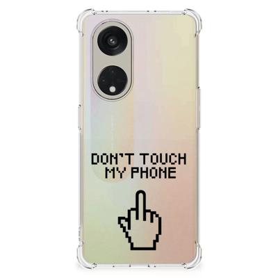 OPPO Reno8 T 5G Anti Shock Case Finger Don't Touch My Phone OPPO Reno8 T 5G Anti Shock Case Finger Don't Touch My Phone