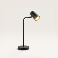 Riga LED tafellamp - Kantelbaar en draaibaar - Ingebouwde dimmer - Bureaulamp voor binnen - GU10 fitting - Max. 35 Watt - Zwart - 3 jaar garantie - thumbnail