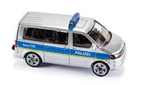 Siku Duitse politiebus Volkswagen Transporter grijs (1350) - thumbnail