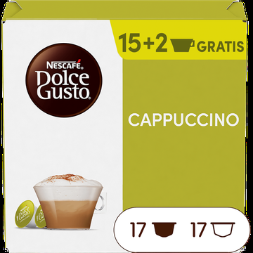 Nescafe Dolce Gusto Cappuccino Capsules 30+4 Gratis bij Jumbo Nescafe Dolce Gusto Cappuccino Capsules 30+4 Gratis bij Jumbo
