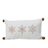 Kussen polyester L50b30h8 cm wit Decoris - Decoris - thumbnail