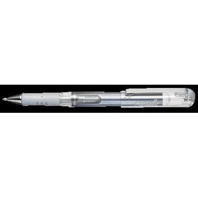 Gelschrijver Pentel K230M medium metallic zilver