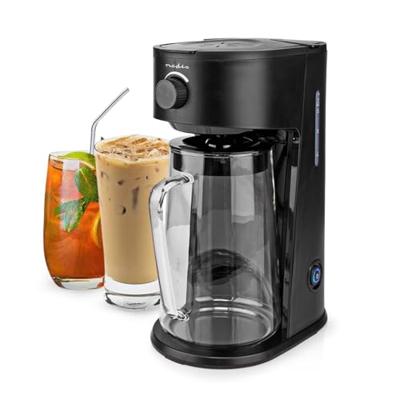 Nedis kaicm200fbk ijskoffie & ijsthee maker filter koffie 2.5 l 6 kopjes zwart - thumbnail