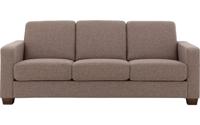 Goossens Bank N-joy Divana bruin, stof, 3-zits, stijlvol landelijk - thumbnail