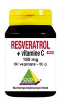 SNP Resveratrol + vitamine C 150mg puur 60 Vegetarische capsules - thumbnail