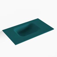 MONDIAZ LEX Smag solid surface inleg wastafel voor toiletmeubel 50cm. Positie wasbak links - thumbnail
