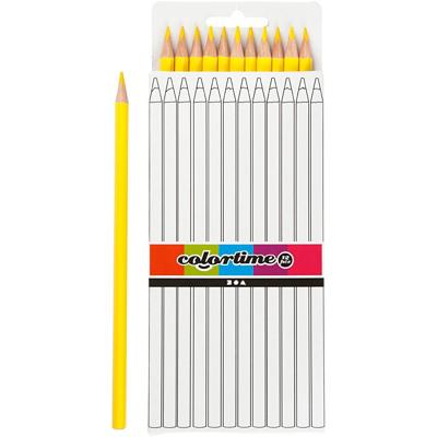 Creativ Company Https://www.cchobby.nl/colortime-kleurpotloden-l-17-cm-vulling-3-mm-geel-12-stuk-1-doos