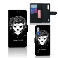 Telefoonhoesje met Naam Xiaomi Mi 9 Lite Skull Hair - thumbnail