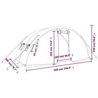 VidaXL Tuinkas met stalen frame 10 m² 5x2x2,3 m - thumbnail
