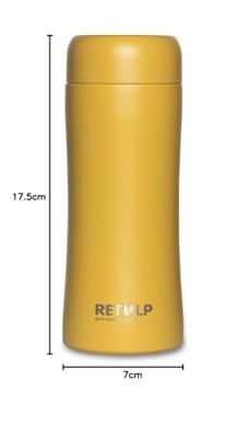 Retulp Tumbler thermosbeker - happy yellow - 300ml