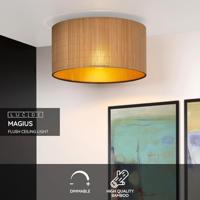 Lucide MAGIUS - Plafonnière - Ø 42 cm - 1xE27 - Naturel - thumbnail