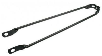 Spatbordstang 24 inch aluminium - zwart