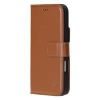 NorthLife iPhone 16 Plus - Leren Afneembare 2-in-1 bookcase telefoonhoes - Cognac - thumbnail