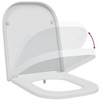 VidaXL Toiletzitting wit 47,5 x 35 x 3,6 cm duroplast - thumbnail