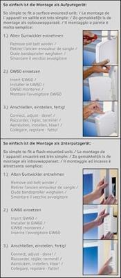 Superrollo Professional SR10060 GW60 Elektrische bandopwinder 15 mm, 23 mm Trekkracht (max.) 25 kg Inbouw (in muur)