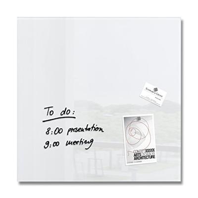 Sigel SI-GL111 Glasmagneetbord Artverum 480x480x15mm Wit - thumbnail