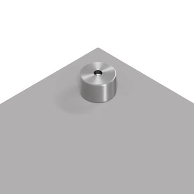 VidaXL Keuken spatscherm 2 pcs lichtgrijs 80 x 50 cm gehard glas