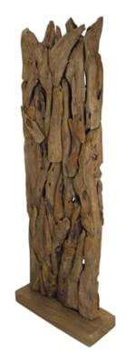 HSM - HSM Collection-Kamerscherm Root-80x30x215-Naturel-Teak