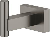 Grohe Essentials Cube Handdoekhaak 18,6x6x4,3 cm Hard Graphite Geborsteld - thumbnail