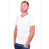 Alan Red Dean Deep V-Neck White (2 pack) - thumbnail