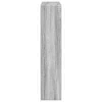 Haardombouw 81x18x82 cm bewerkt hout grijs sonoma eikenkleur - thumbnail