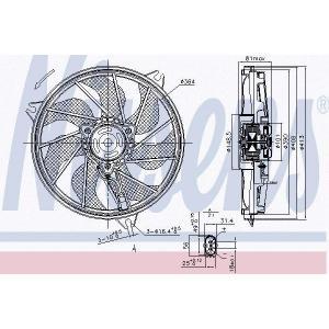 Koelventilator 85662