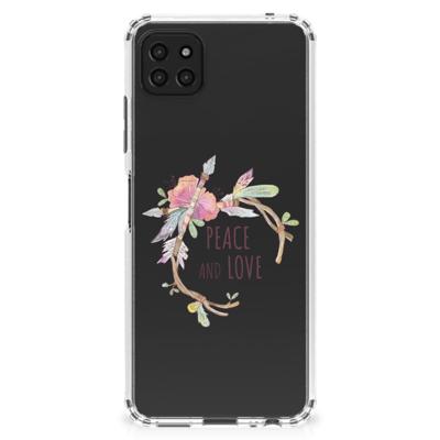 Samsung Galaxy A22 5G Stevig | Bumper Hoesje | Boho Text Samsung Galaxy A22 5G Stevig | Bumper Hoesje | Boho Text