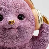 Kare Design Spaarpot luiaard paars - thumbnail