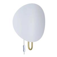 Wandlamp wit schakelaar E27 fitting diffuus licht Design For the People Spargo - thumbnail