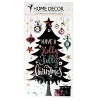Muurstickers Pop Up kerstboom 41 x 24 cm | 24 stuks - thumbnail