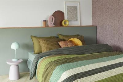 Beddinghouse Beddinghouse Juno Dekbedovertrek Green 240x200/220 cm