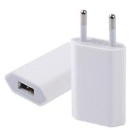 Hoge kwaliteit 5V / 1A EU Plug USB Laderadapter voor iPhone Galaxy Huawei Xiaomi LG HTC en andere Smart Phones oplaadbare Devices(White) - thumbnail