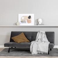 Nohr Slaapbank 'Rhesa' Velvet, kleur Grijs - thumbnail