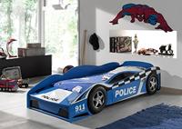 Vipack peuterbed politie auto - blauw - 77x148 cm - Leen Bakker - thumbnail