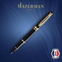 Rollerpen Waterman Expert black lacquer GT fijn - thumbnail