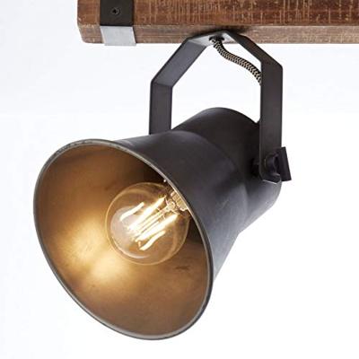 Brilliant 82129/46 Plow Plafondlamp Gloeilamp E27 10 W Zwart Brilliant 82129/46 Plow Plafondlamp Gloeilamp E27 10 W Zwart