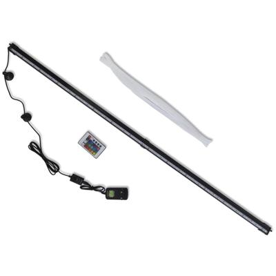 VidaXL Led-aquariumlamp met bubbels rgb 107 cm