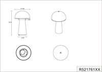 Trio Oplaadbare buitenlampLennon groen - R52176149 - thumbnail