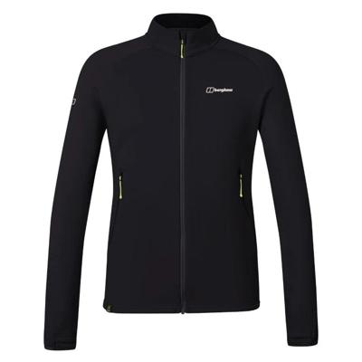 Berghaus Kinetic Powerstretch Fleece Heren Black/Black M Berghaus Kinetic Powerstretch Fleece Heren Black/Black M