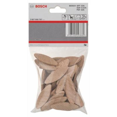 Bosch Accessoires Lamellendeuvel 55 x 19 x 4 mm 50st - 2607000797