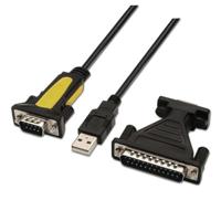 AISENS A104 – 0039 – 1,8 m USB naar seriële converter, zwart - thumbnail