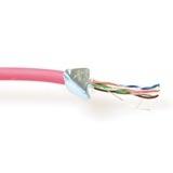 ACT CAT5E F/UTP LSZH soepel patch blauw 100 m