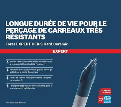 Bosch Accessories 2608902312 Keramiekboor 1 stuk(s) Bosch Accessories 2608902312 Keramiekboor 1 stuk(s)