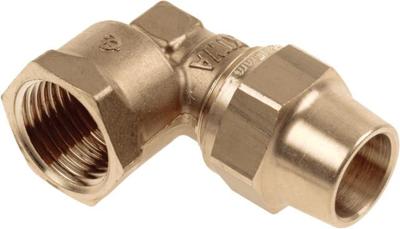 Knelfitting BELGAS - Kniekoppeling - 3/4 x 15mm - Binnendraad x Knel