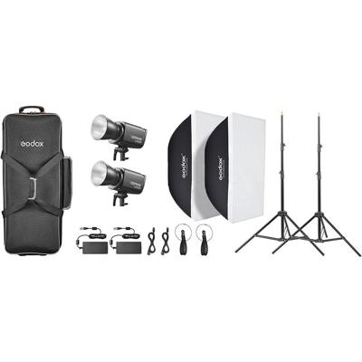 Godox Litemons LA150R K2 RGB LED Video Light 2 Light Kit (zwart) Godox Litemons LA150R K2 RGB LED Video Light 2 Light Kit (zwart)