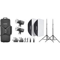 Godox Litemons LA150R K2 RGB LED Video Light 2 Light Kit (zwart) - thumbnail
