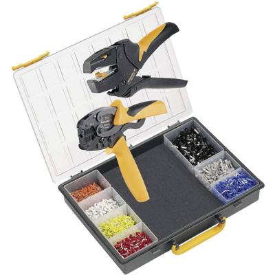 Weidmüller CRIMP-SET PZ 3 9028650000 Krimptangset Adereindhulzen 5 tot 60 mm² Incl. striptang, Incl. krimp-assortiment met koffer Weidmüller CRIMP-SET PZ 3 9028650000 Krimptangset Adereindhulzen 5 tot 60 mm² Incl. striptang, Incl. krimp-assortiment met koffer