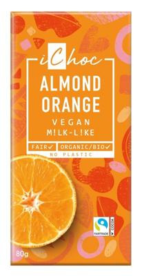 Ichoc Ichoc Almond Orange Vegan (80g) Ichoc Ichoc Almond Orange Vegan (80g)