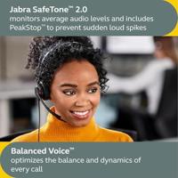 Jabra Engage 50 II On Ear headset Kabel Stereo Zwart Telefoon - thumbnail