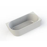 Half Vrijstaand Hoekbad Aquasplash Pinto Back To Wall 170x73x57 cm Mat Wit Rechts Arcqua - thumbnail